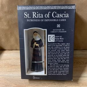 New! St Saint Rita Cascia Patroness Impossible Cases Abuse Marriage Difficulties